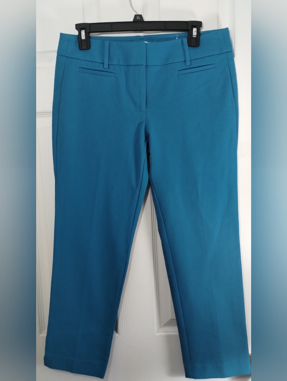 NWOT Ann Taylor LOFT Teal "The Riviera Pants", Cropped Ankle Pants